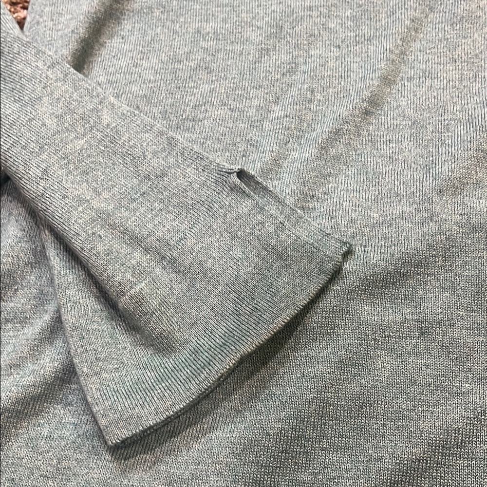 J. Jill Green V-Neck Relaxed Sweater - Picture 4 of 6